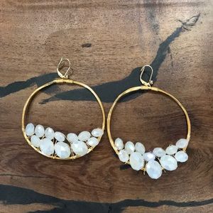 Opal Cluster Earrings